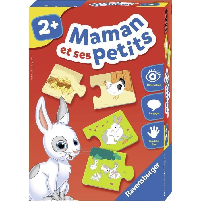 Puzzle Ravensburger Maman et Ses Petits