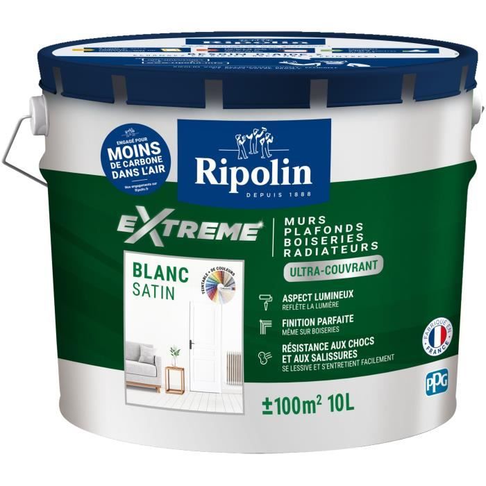 Peinture d'Apprêt Ripolin Blanc Satiné 10 L