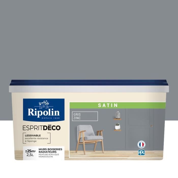 Peinture d'Apprêt Ripolin Gris Satiné 2,5 L