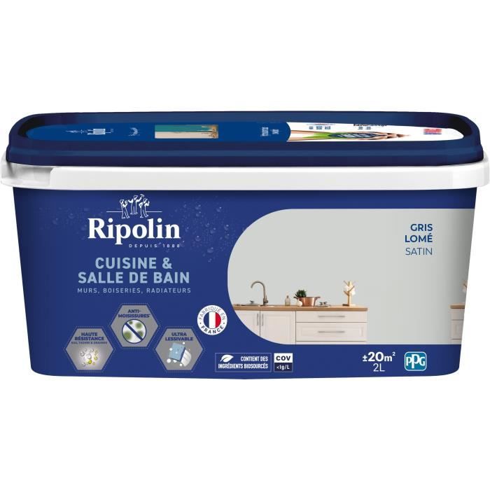 Peinture d'Apprêt Ripolin Gris Mat 2 L