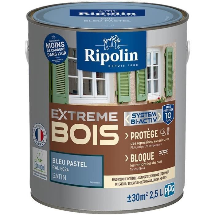 Peinture d'Apprêt Ripolin Bleu Satiné 2,5 L