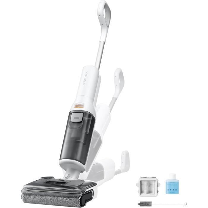 ROBOROCK F25 RT - Aspirateur Balai Laveur - 20000 Pa - Lavage a Chaud a 90 °C - Nettoyage Deux Bords - Auto-Nettoyage a l'eau chaude
