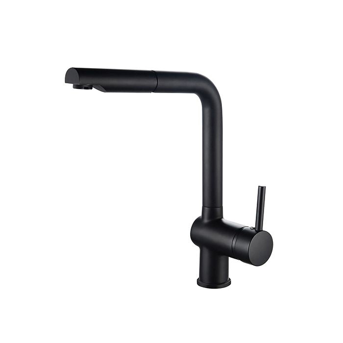 Mitigeur Rousseau 4060541 Noir Acier inoxydable Laiton Rectangulaire
