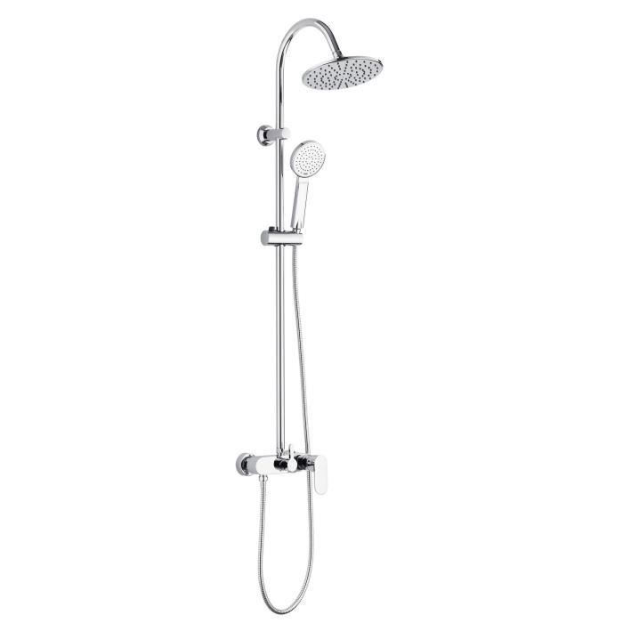 Colonne de douche Rousseau Gris Métal 22 mm 150 mm
