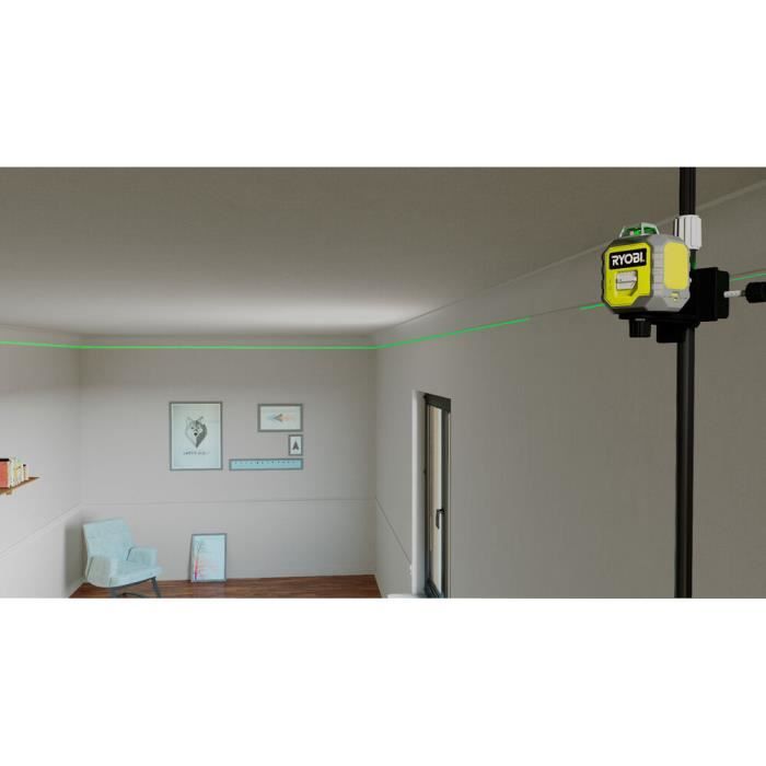 Niveau laser Ryobi RB360GLL 25 m +/- 0,5mm/m