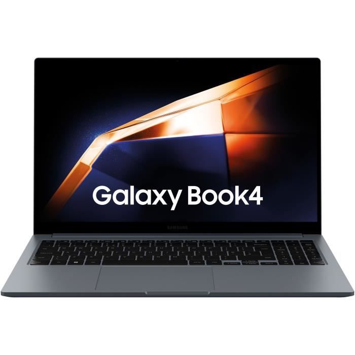 PC Portable - SAMSUNG - Galaxy Book4 - 15,6'' - Intel Core i5 1335U - 8 Go RAM - 256 Go SSD - Gris - Windows 11