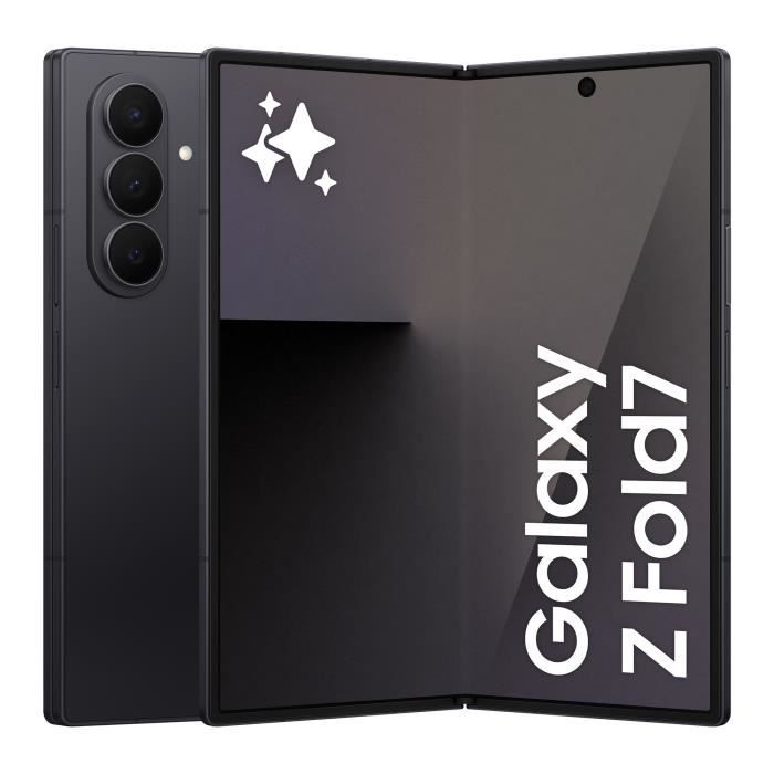 Samsung Galaxy Z Fold7 5G Smartphone 256 Go Noir Absolu