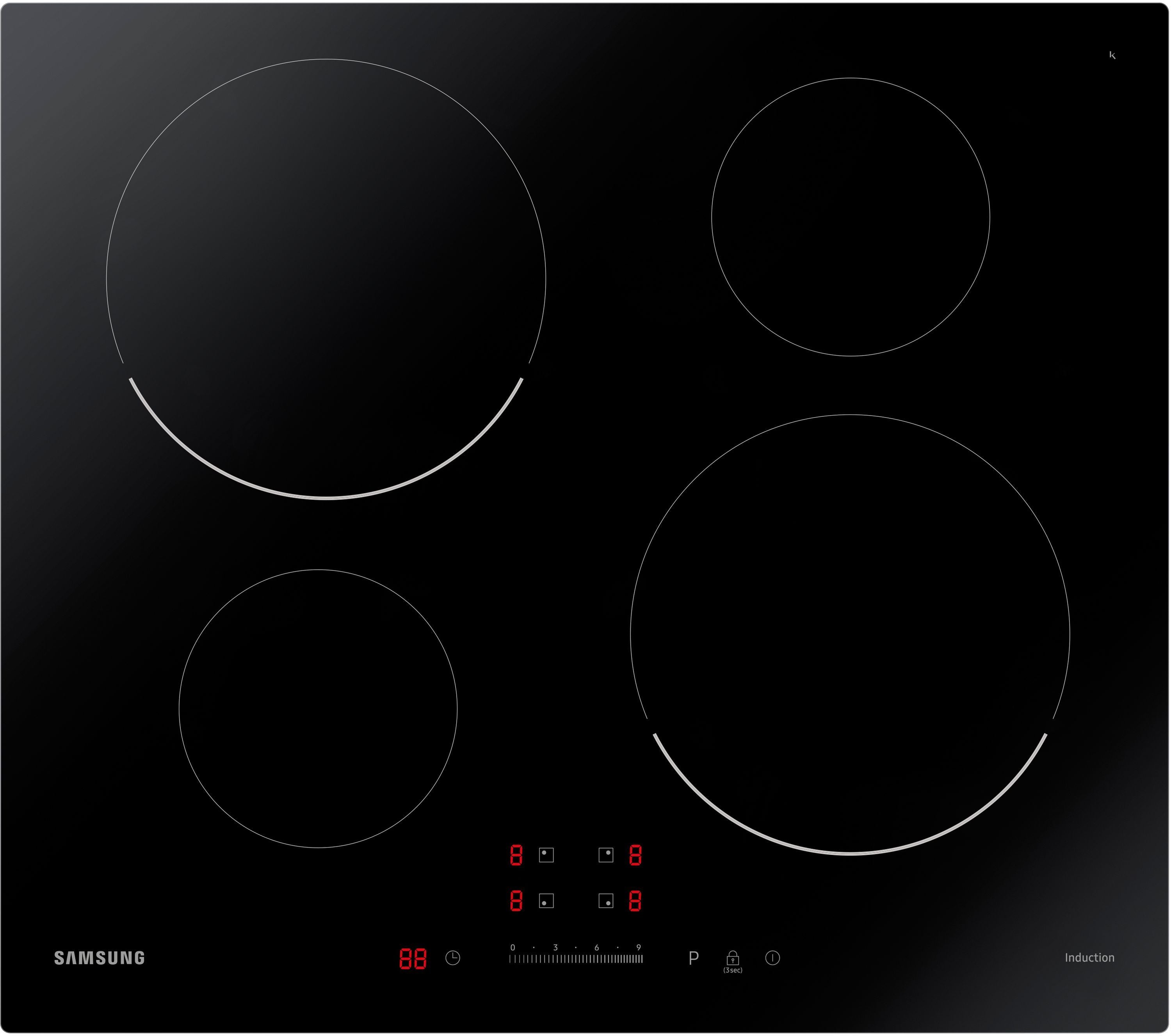 Table de cuisson induction SAMSUNG - 4 zones - L59 x P57 cm - NZ64M3707AK/UR