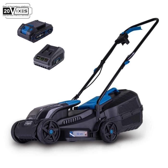 Tondeuse sans fil BC-MP320-X + set  batterie 1x4Ah 1x2,4Ah - SCHEPPACH