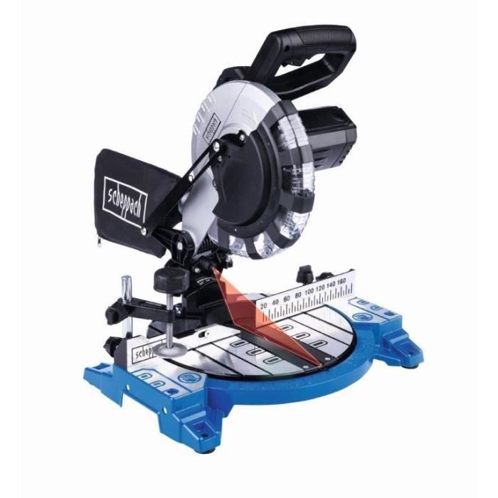Scie à onglets Scheppach HM210L 1500 W