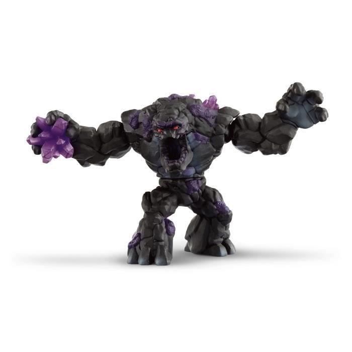 Monstre des Ténebres - Pierre - Figurine Schleich Réaliste - Créature Mythique avec Bras et Torse Mobiles - Cadeau pour Garçons et