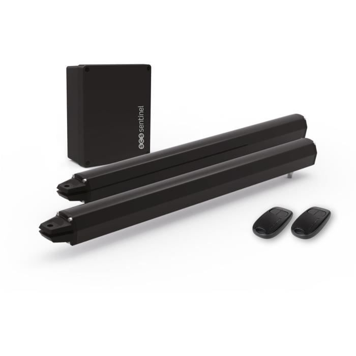 Kit moteur de portail deux battants - SCS SENTINEL - SimplyOpen 1 - A vis sans fin - Jusqu'a 150 kg par vantail et 3 metres max