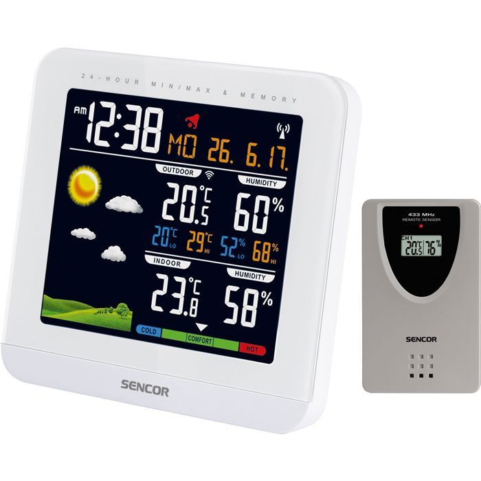 Station météo avec capteur sans fil - Sencor - SWS 5600