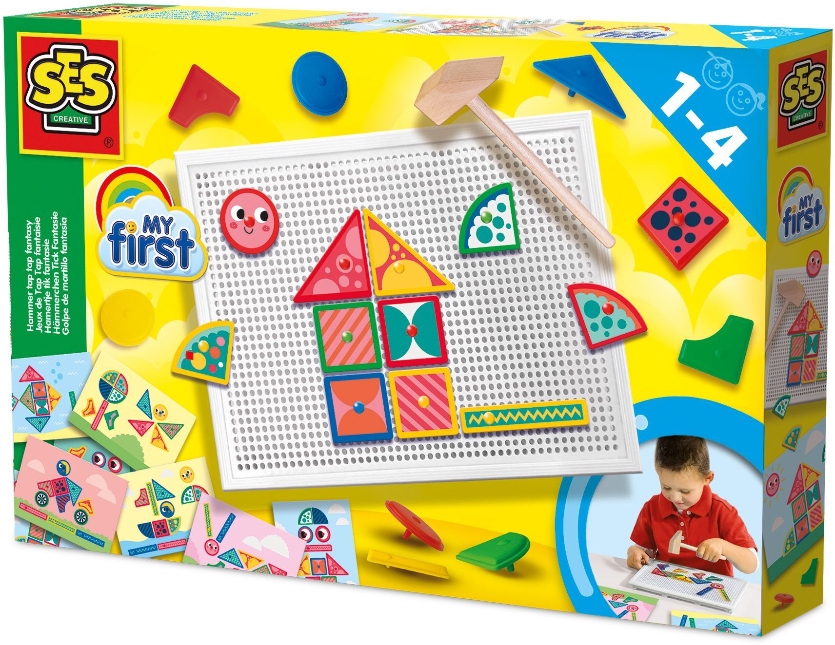SES CREATIVE - My first - Jeux de Tap Tap fantaisie pour enfant de 12 mois et plus