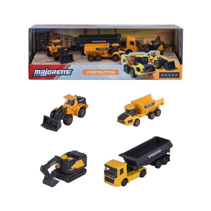 MAJORETTE - Majo Construction 5 Pcs Giftpack - des 3 ans