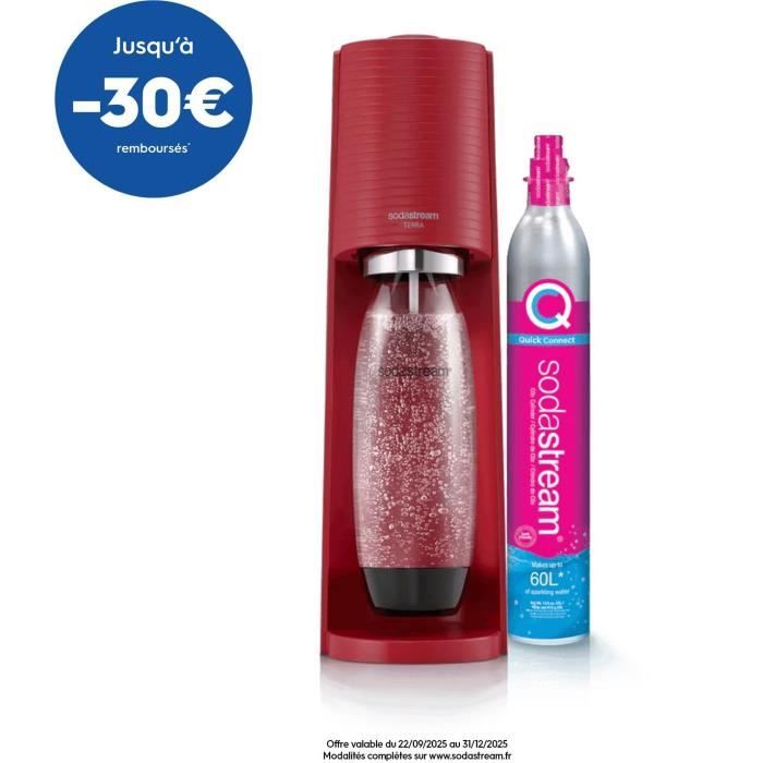 Machine à soda sodastream Sparkling Rouge 60 L