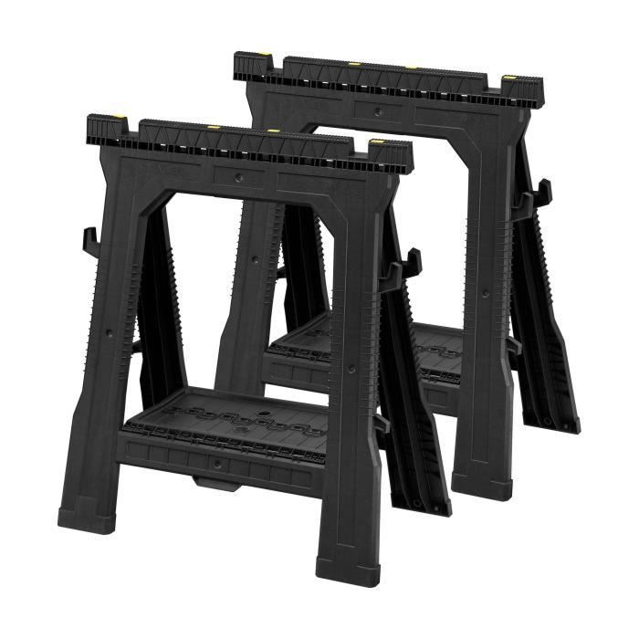 Tréteaux pliables professionnels STANLEY - STST1-70713 - Lot de 2 - 450kg