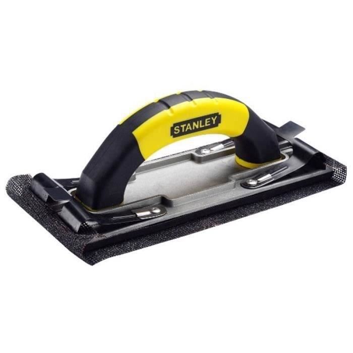 Ponceuse manuelle a clip STANLEY - STHT0-05927 - Corps en aluminium nervuré - 230 x 80 mm