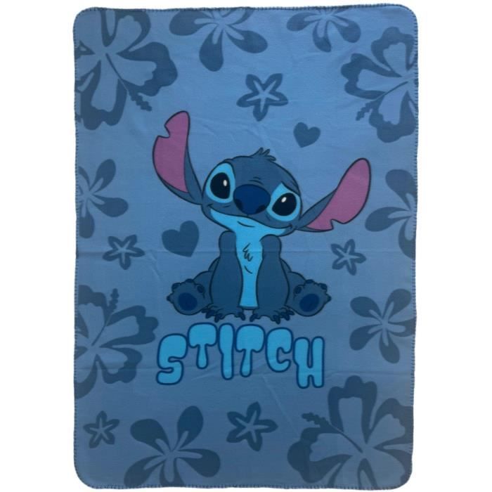 Couverture Stitch 25 x 11 x 13 cm Bleu Carreaux Ecossais