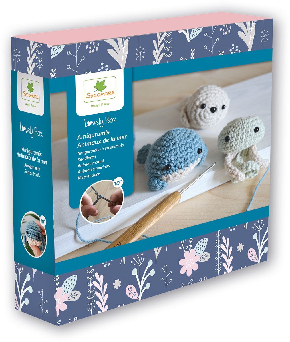 Lovely Box - SYCOMORE - Amigurumi - Animaux de la mer - Des 10 ans