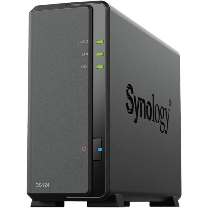 Stockage réseau Synology DS124 Noir