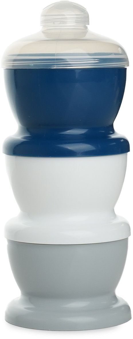 Boîte transport de lait - THERMOBABY - Avec couvercles - Gris charme
