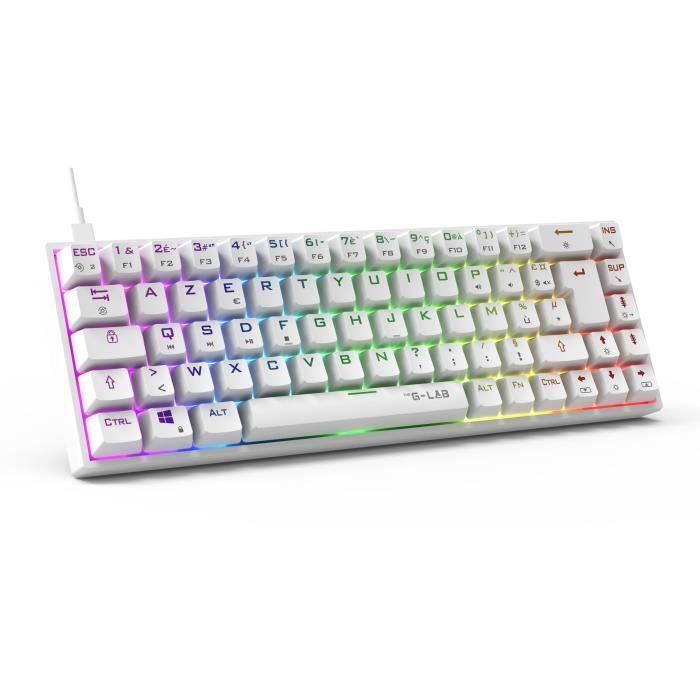 Clavier The G-Lab KEYZ TITAN Blanc