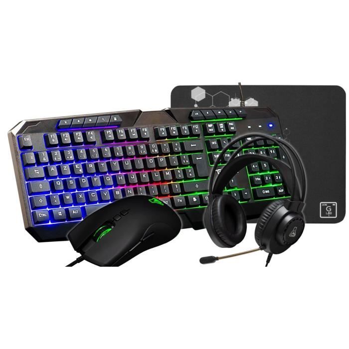 clavier et souris The G-Lab COMBO NATRIUM
