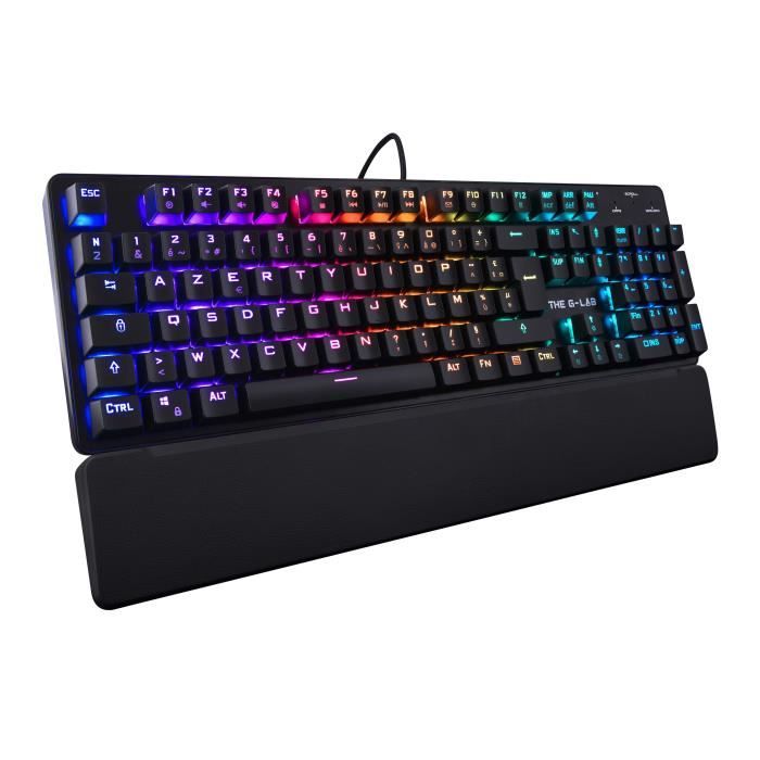 Clavier pour jeu The G-Lab Rubidium Français AZERTY
