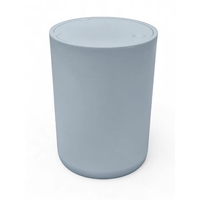 Poubelle de SDB - TODAY - UTILITY - 8,5 L - Ø 21 x x H 29 cm - Polypropylene - Blue