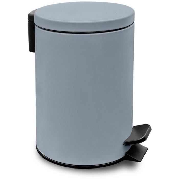 Poubelle de SDB - TODAY - UTILITY - 3 L - Ø 17 x x H 25 cm - Polypropylene - Soft Blue
