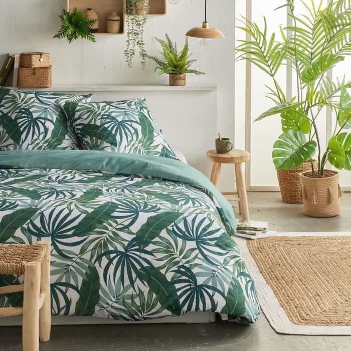 Parure de couette TODAY Vert Lit king size 2 Pièces