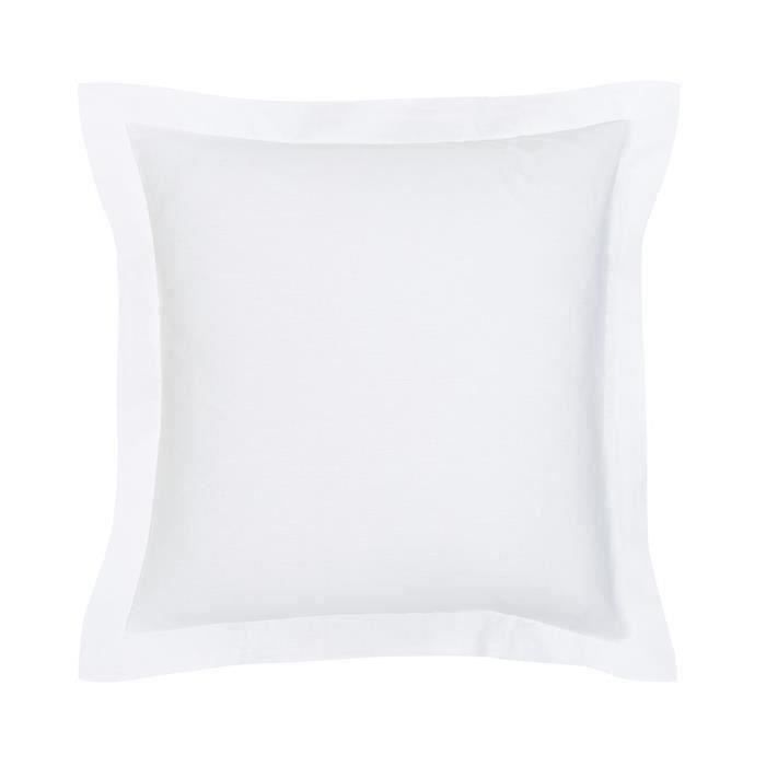 Taie d'oreiller Maison Lefebvre TO 63x63 + Oxford 5 cm 100% coton 57 fils