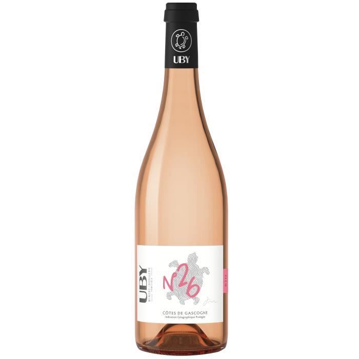 Domaine Uby  Bio N°26 Côtes de Gascogne - Vin rosé du Sud - Bio 2024