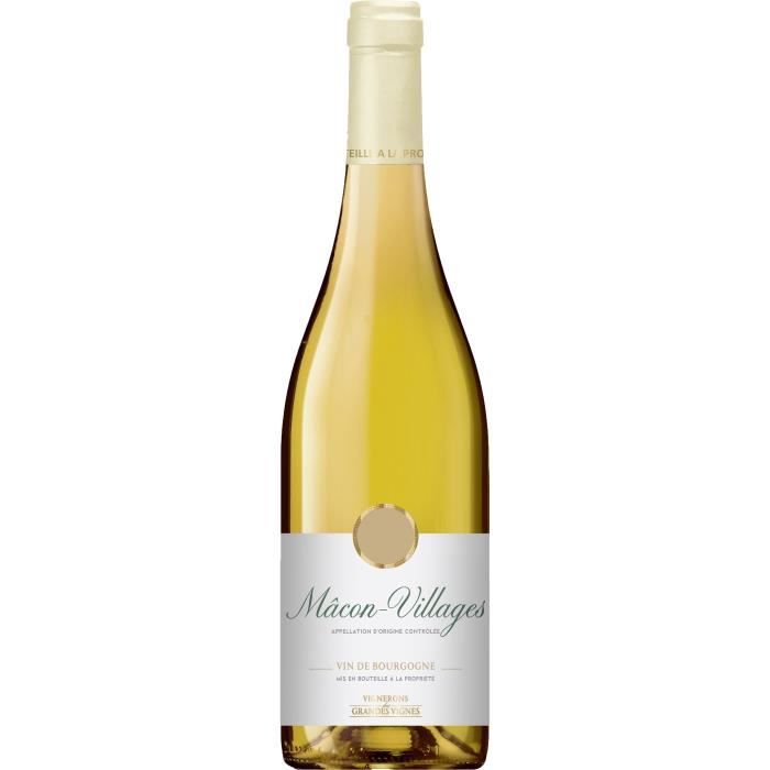 Vignerons des Grandes Vignes 2023 Mâcon-Villages - Vin blanc de Bourgogne