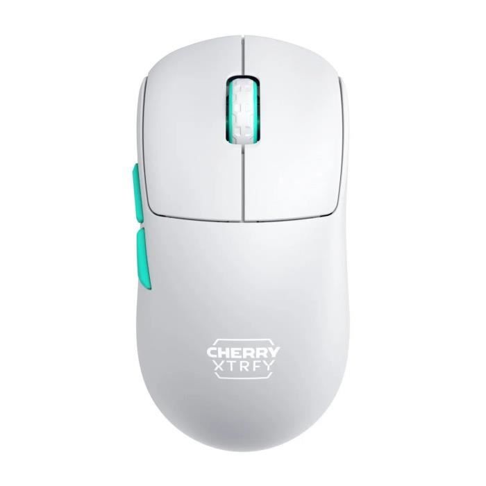 CHERRY Xtrfy M68 - Souris - optique - 5 boutons - sans fil - 2.4 GHz - récepteur sans fil USB - blanc