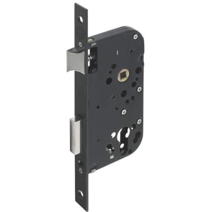 Serrure a encastrer trou de cylindre - YALE - Y60K-A50/N - Axe 50mm, coffre 148mm - Porte d'entrée, service, locaux sensibles -