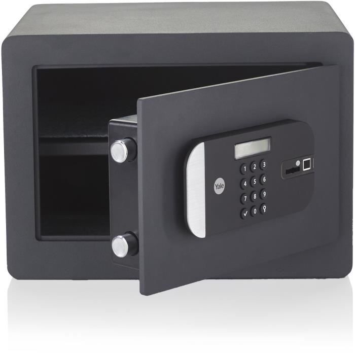 YALE -YSFM/250/EG1 - Coffre-fort haute sécurité biométrique (Certifi SKG) - format domestique H.25 x l.35 x P.30 cm (18 -6 L)