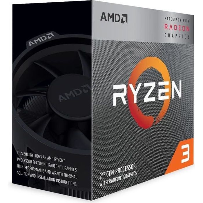 Processeur AMD Ryzen 3 3200G (4.0 Ghz) AM4