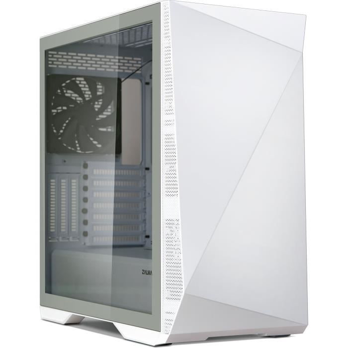 Boitier Moyen Tour E-ATX Zalman Z9 Iceberg avec panneau vitré (Blanc)