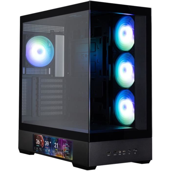 Boîtier ATX semi-tour Zalman P40 DS BLACK Noir