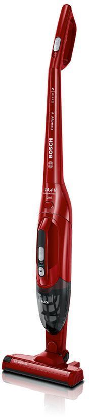BOSCH BBHF214R - Aspirateur Balai sans fil 2 en 1- Aspirateur de table intégré - Position Parking (tient seul debout)
