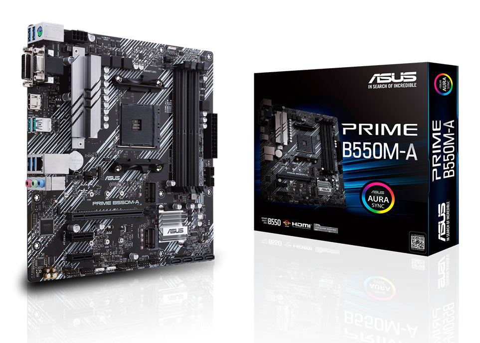 Carte Mère Asus Prime B550M-A (AM4) Micro ATX