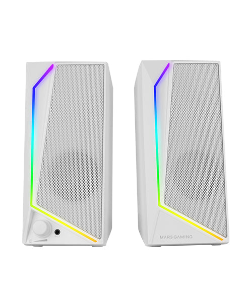 Haut-parleurs de PC Mars Gaming MS72W Blanc 15 W 4 W