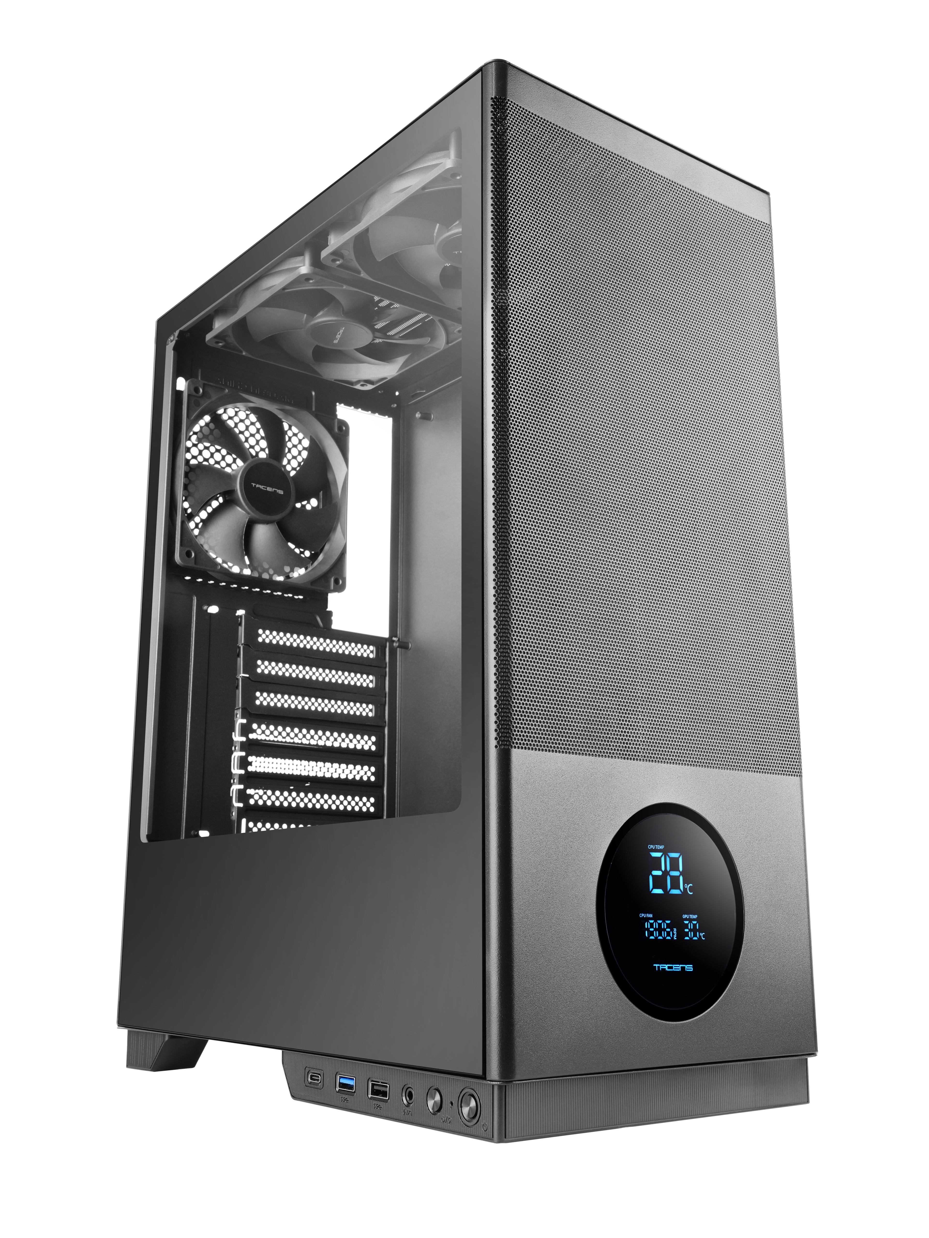 Boîtier ATX semi-tour Tacens 2SAGITTA20 Noir