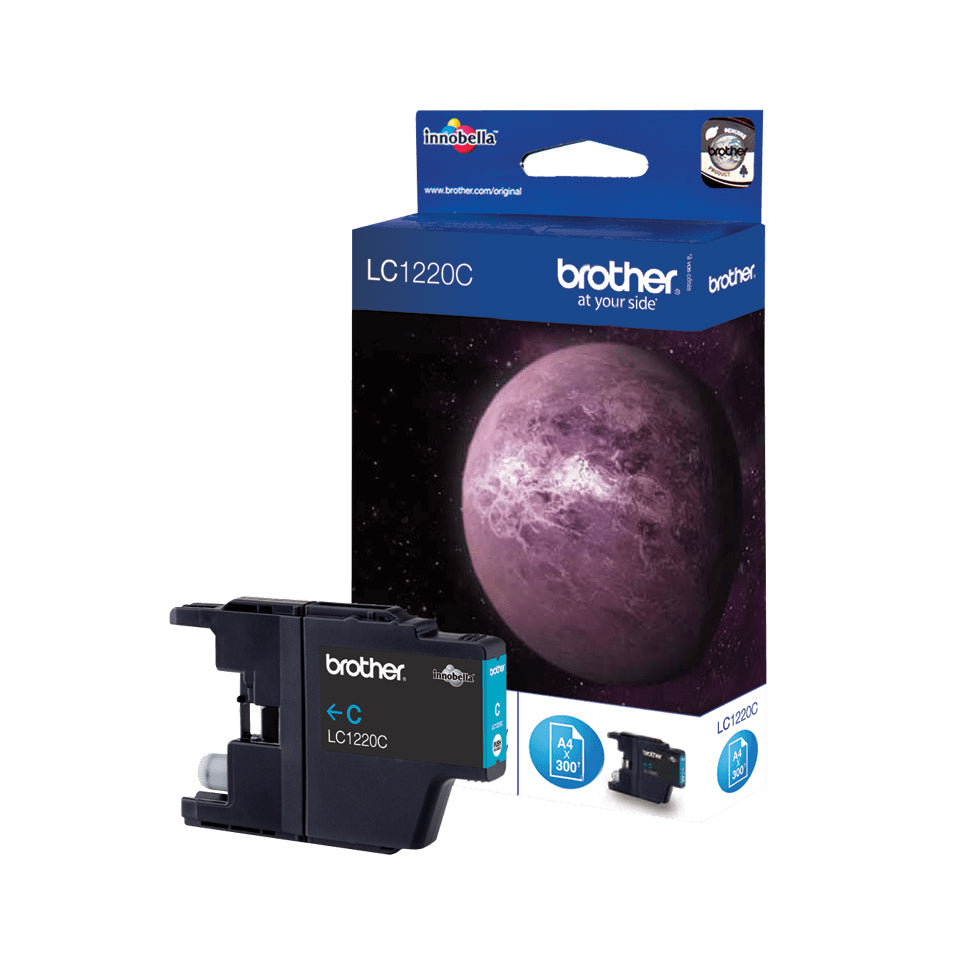 Brother LC1220C - Cyan - original - cartouche d'encre - pour Brother DCP-J525, DCP-J725, DCP-J925, MFC-J430, MFC-J625, MFC-J825, MyMio MFC-J825