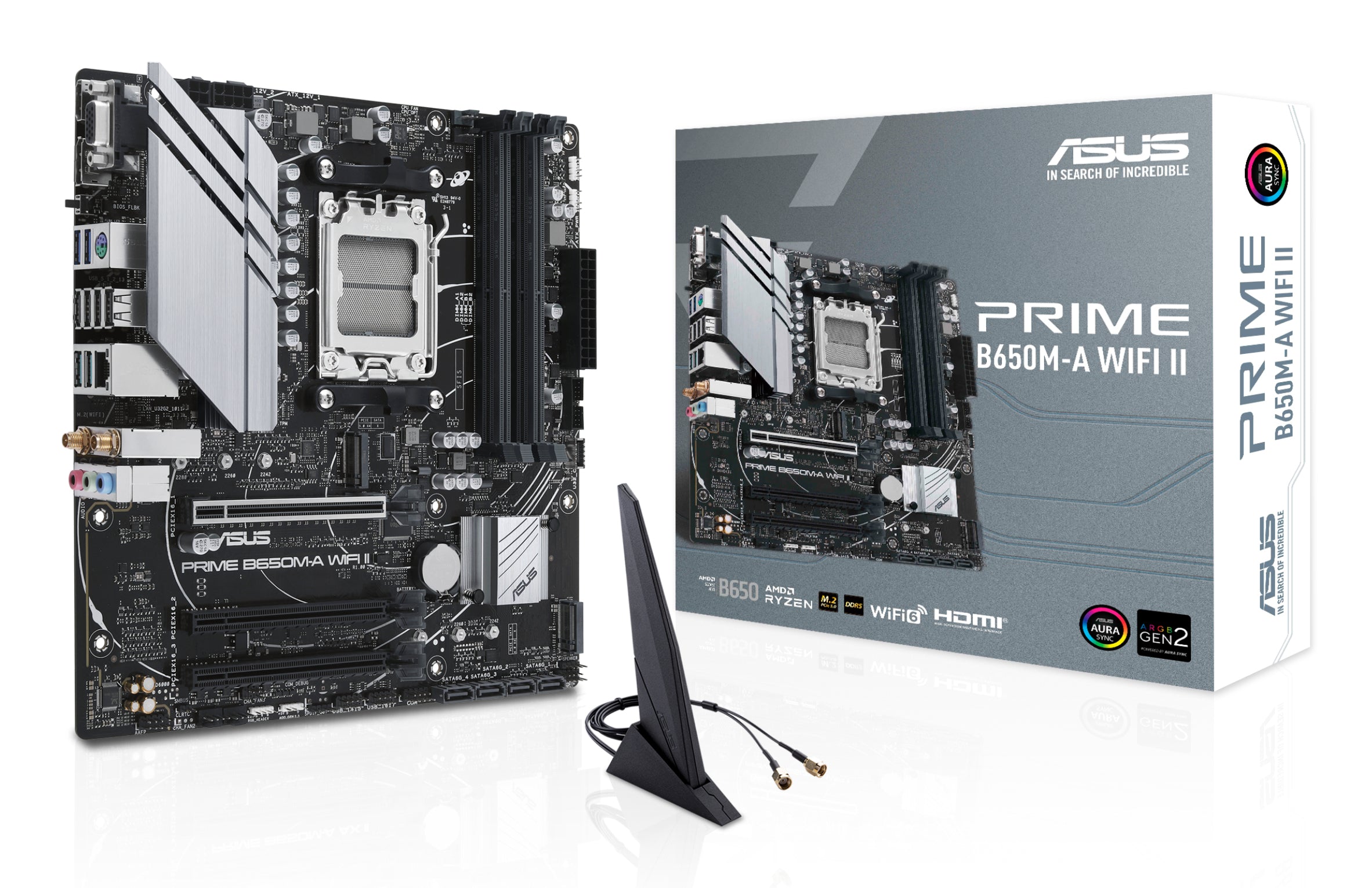 Carte Mère Asus Prime B650M-A WiFi II (AM5) Micro ATX