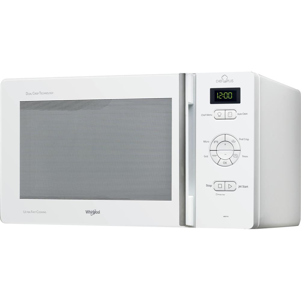 Micro-ondes avec Gril Whirlpool Corporation ChefPlus Blanc 800 W 25 L
