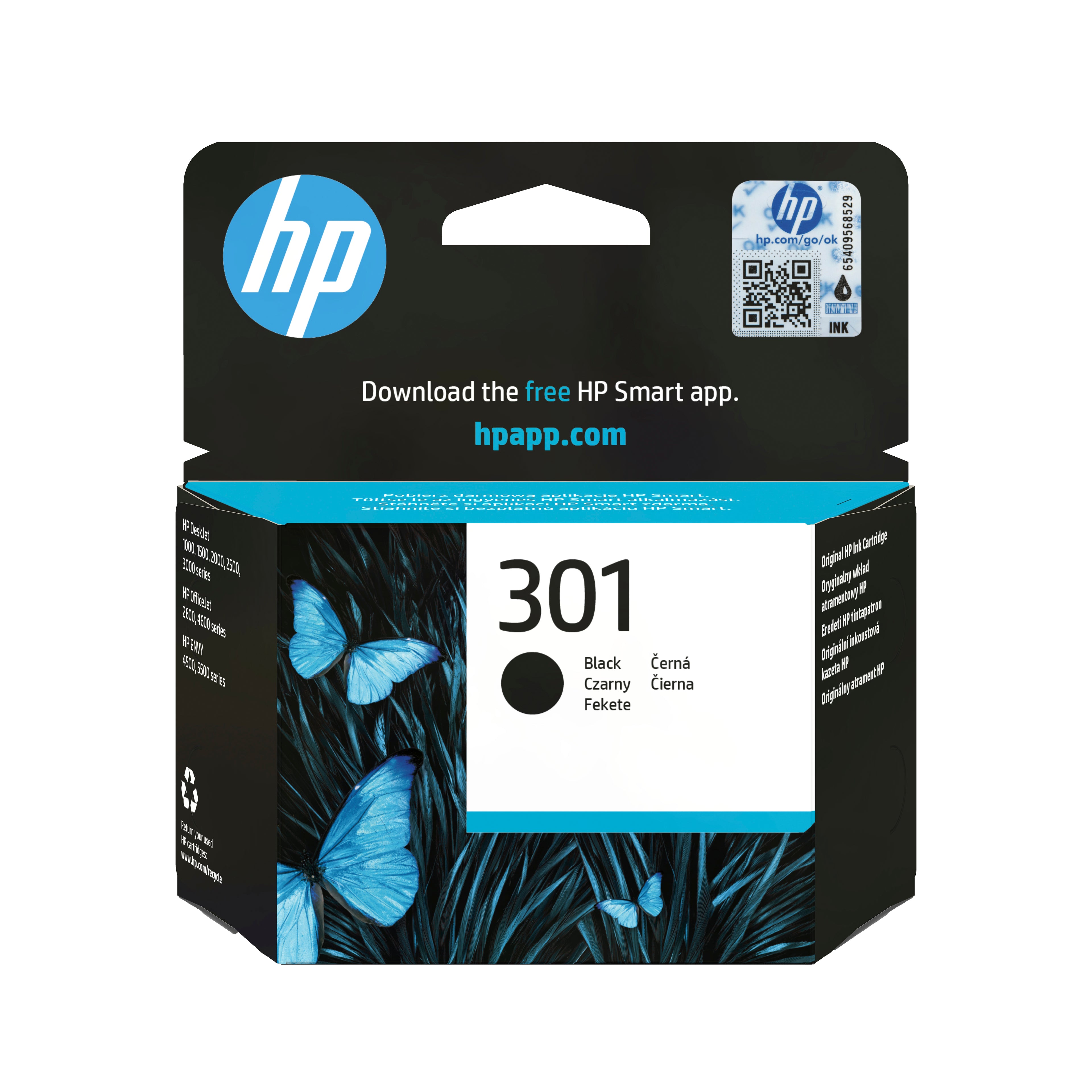 Cartouche d'encre originale HP CH561EE, CH562EE Noir Tricolore