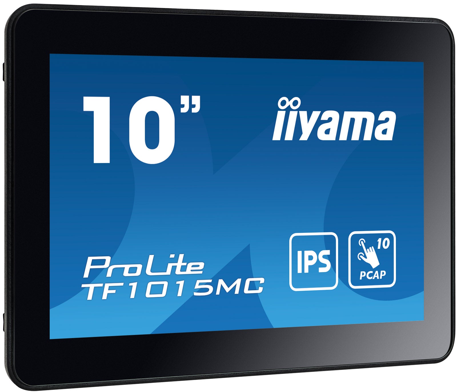 iiyama ProLite TF1015MC-B3 - Écran LCD - 10.1" (10" visualisable) - cadre ouvert - écran tactile - 1280 x 800 WXGA - IPS - 500 cd/m² - 800:1 - 29 ms - HDMI, VGA, DisplayPort - noir